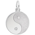 Rembrandt Yin Yang Charm in Sterling Silver