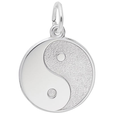 Rembrandt Yin Yang Charm in Sterling Silver