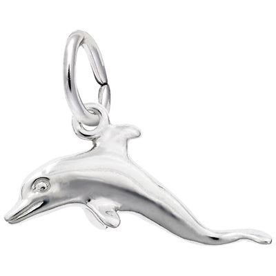 Renbrandt Dolphin Charm in Sterling Silver