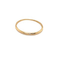Ring with Crystal Cubic Zirconia in 18K Gold