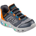 Skechers Hypno-Flash 2.0 Odelux Polyurethane Charcoal/Orange Trainers