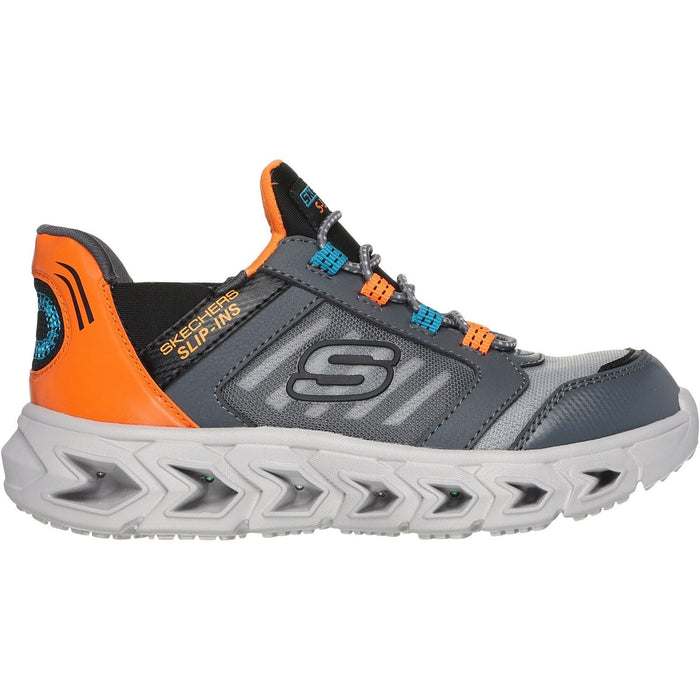 Skechers Hypno-Flash 2.0 Odelux Polyurethane Charcoal/Orange Trainers