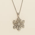 Snowflake Necklace in Sterling Silver