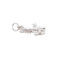 Snowmobile Charm in Sterling Silver