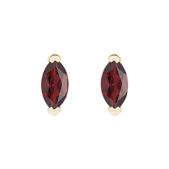 Solitaire V-Prong Stud Earrings
