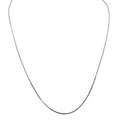 Square Snake Chain in Sterling Silver (18inches and 1.3mm)