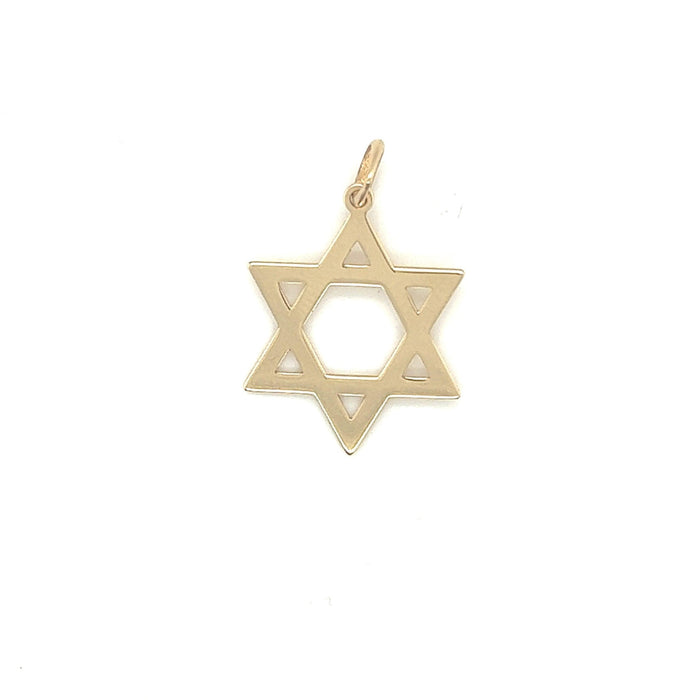 Pingente em Ouro 18k Estrela de Davi / 18k Gold Star of David Pendant - Ricca Jewelry