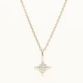Star of Hope Diamond Necklace in Sterling Silver (1/10ct tw)