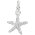 Starfish Charm in Sterling Silver