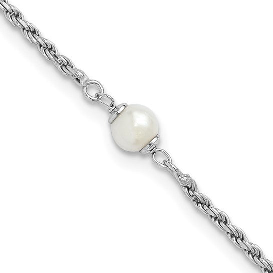Sterling Silver and Pearl Bracelet