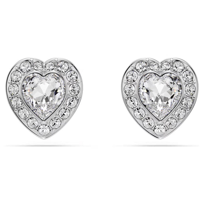Swarovski Ariana Grande X Angelic Crystal Heart Stud Earrings