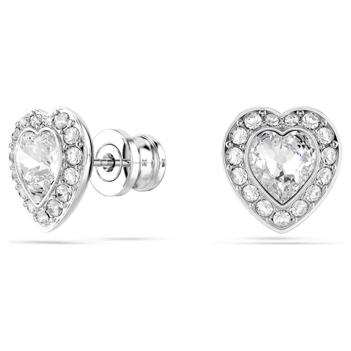 Swarovski Ariana Grande X Angelic Crystal Heart Stud Earrings