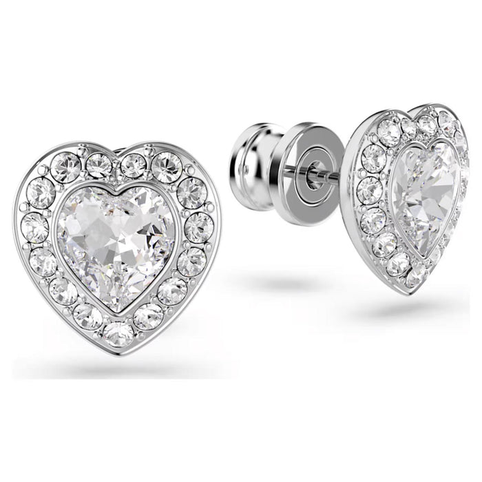 Swarovski Ariana Grande X Angelic Crystal Heart Stud Earrings