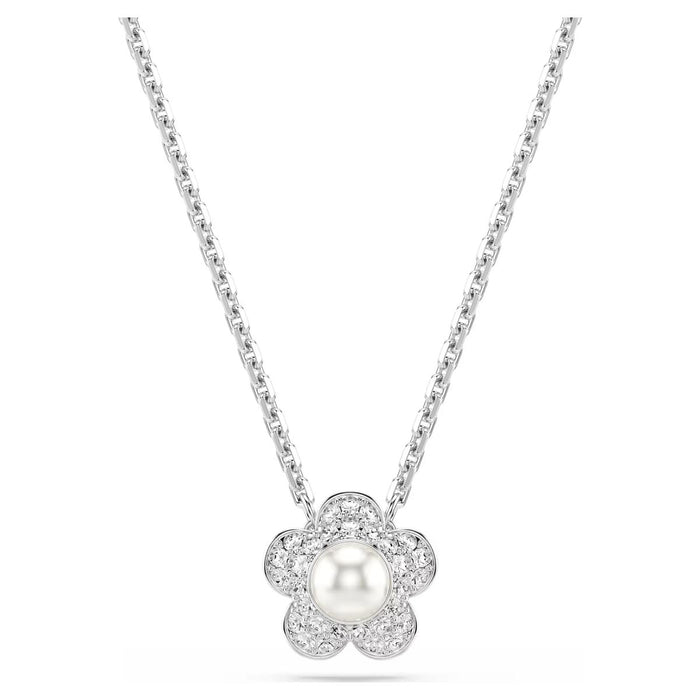 Swarovski Ariana Grande X Crystal Pearl Flower Necklace