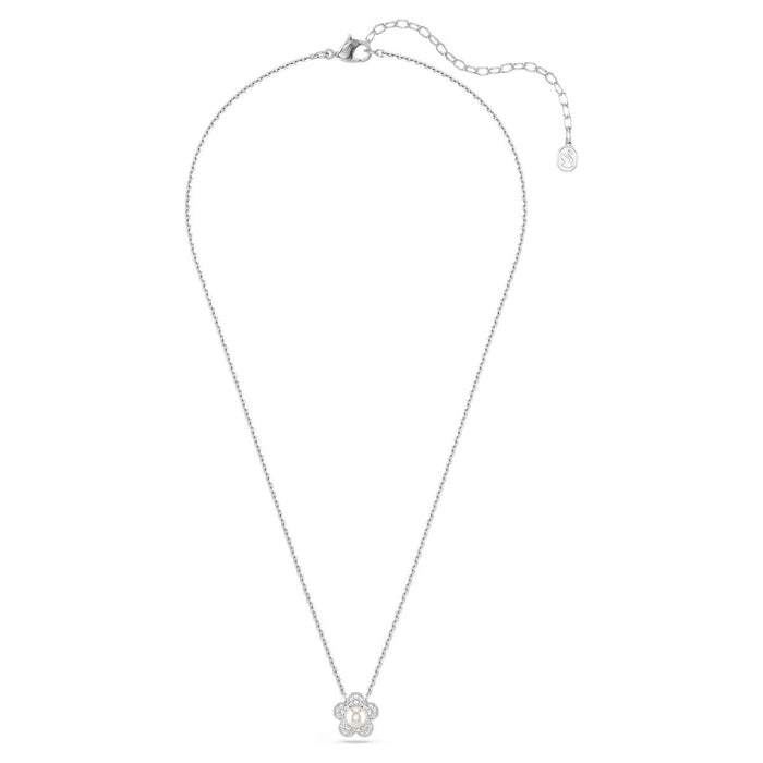 Swarovski Ariana Grande X Crystal Pearl Flower Necklace
