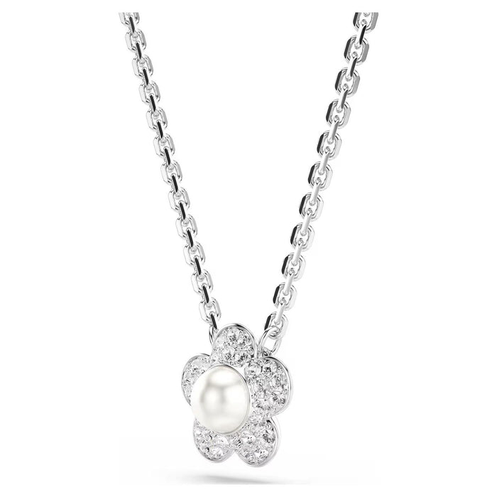 Swarovski Ariana Grande X Crystal Pearl Flower Necklace