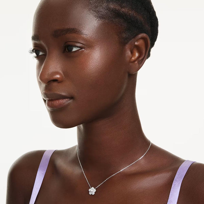 Swarovski Ariana Grande X Crystal Pearl Flower Necklace