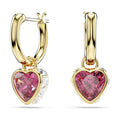 Swarovski Chroma Pink Drop Earrings