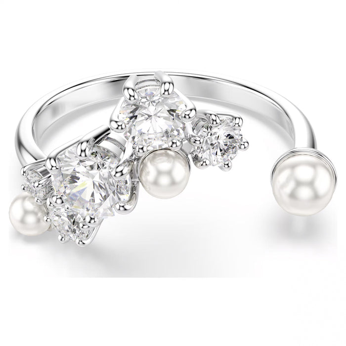 Swarovski Constella Crystal Ring with Crystal Pearls