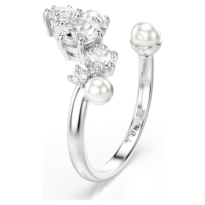 Swarovski Constella Crystal Ring with Crystal Pearls