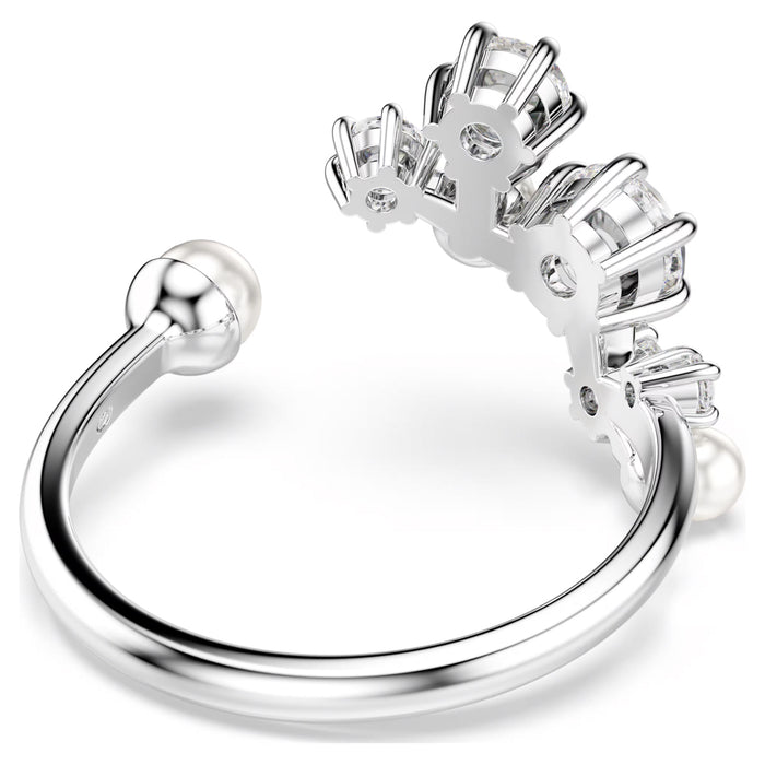 Swarovski Constella Crystal Ring with Crystal Pearls