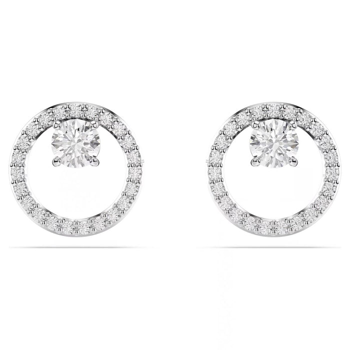 Swarovski Crystal Constella Circle Stud Earrings