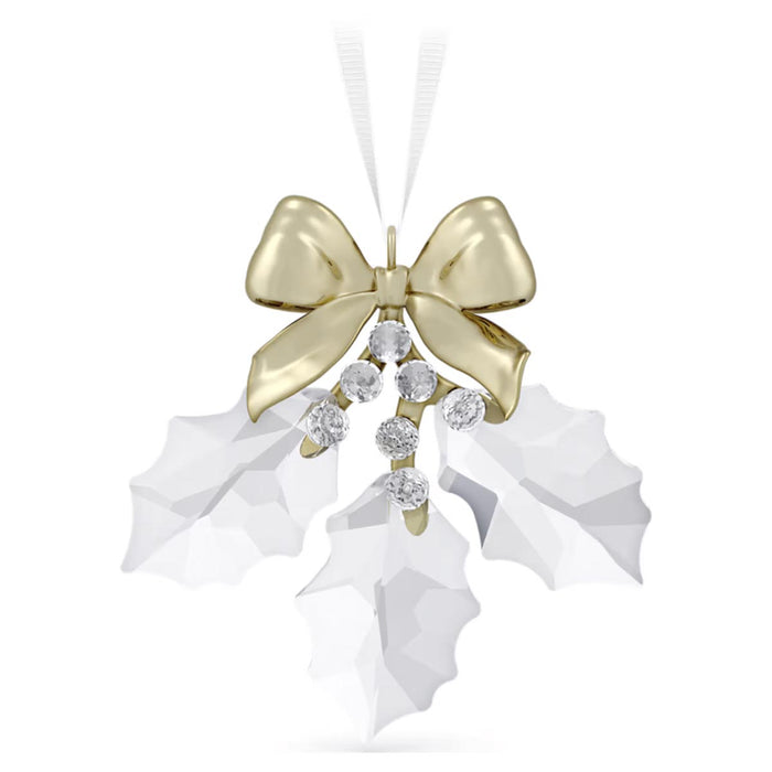 Swarovski Crystal Holiday Magic Holly Leaves Ornament