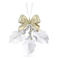 Swarovski Crystal Holiday Magic Holly Leaves Ornament