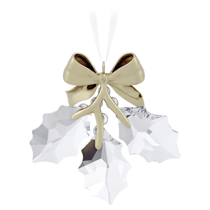 Swarovski Crystal Holiday Magic Holly Leaves Ornament
