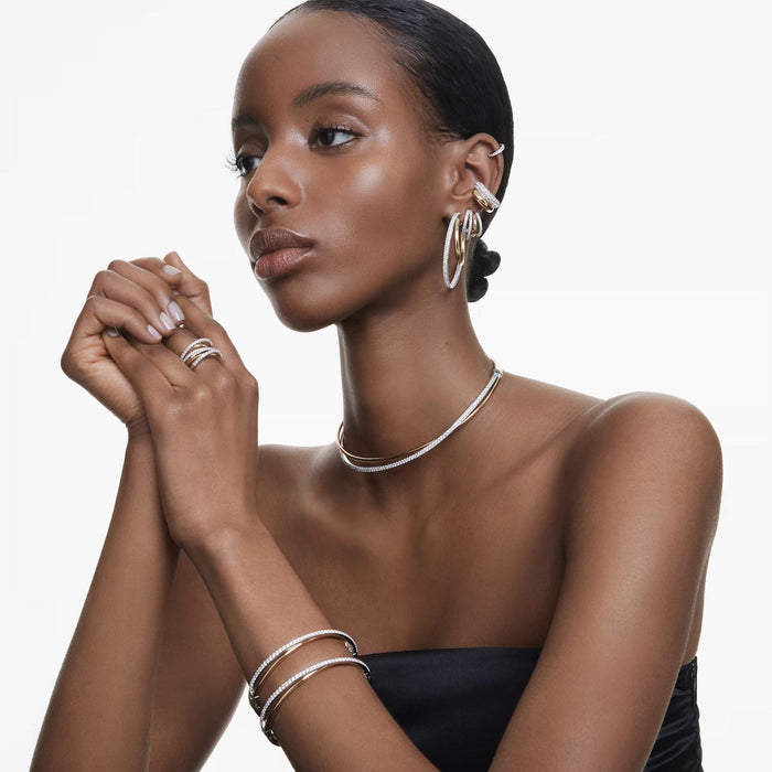 Swarovski Crystal Hyperbola Multiple Hoop Earring