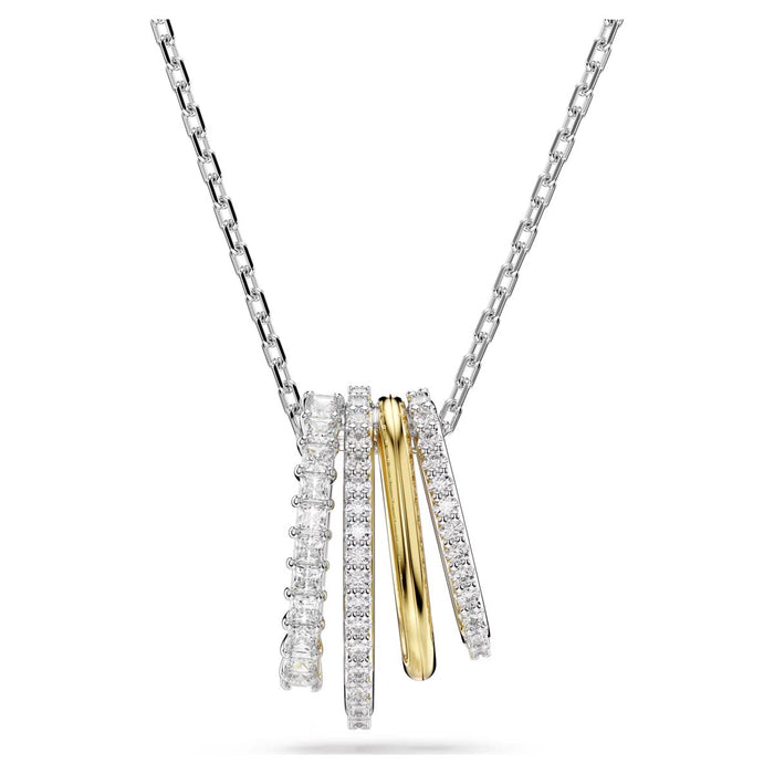 Swarovski Crystal Hyperbola Multiple Hoop Necklace