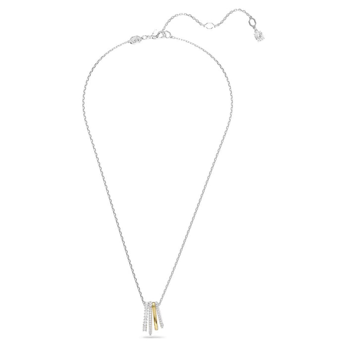 Swarovski Crystal Hyperbola Multiple Hoop Necklace
