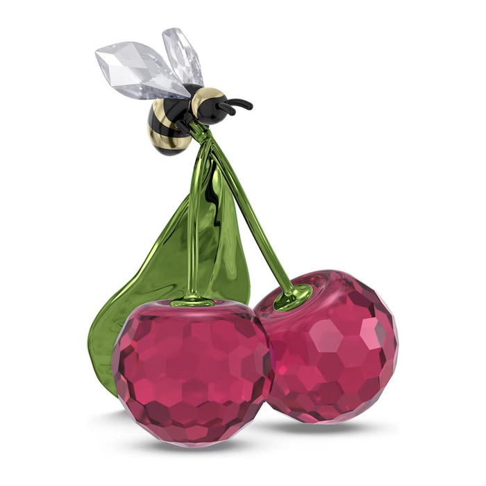 Swarovski Crystal Idyllia Bee and Cherries Figurine