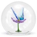 Swarovski Crystal Idyllia Butterfly and Flower Glass Ball Figurine