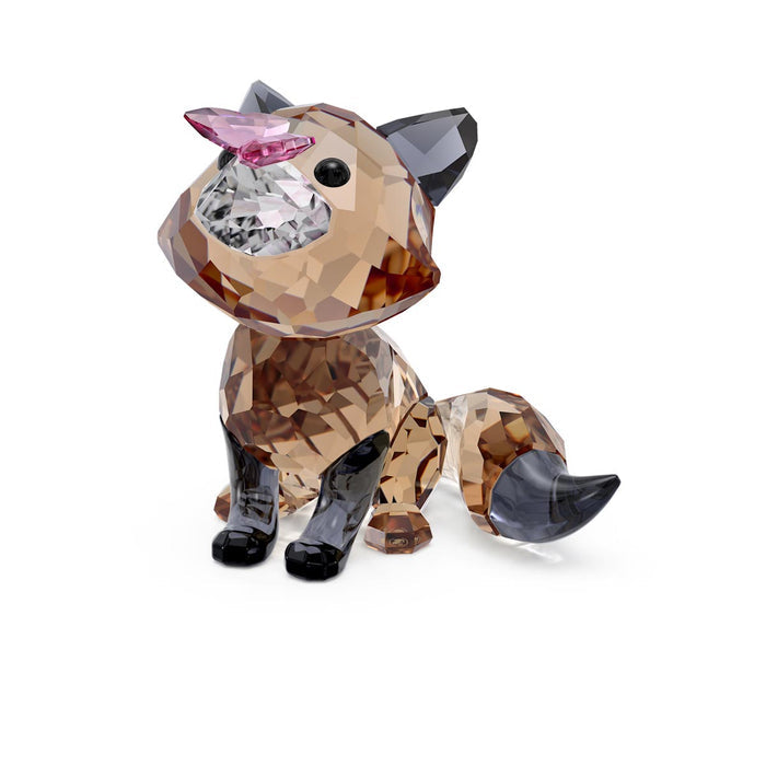 Swarovski Crystal Idyllia Fox and Butterfly Figurine