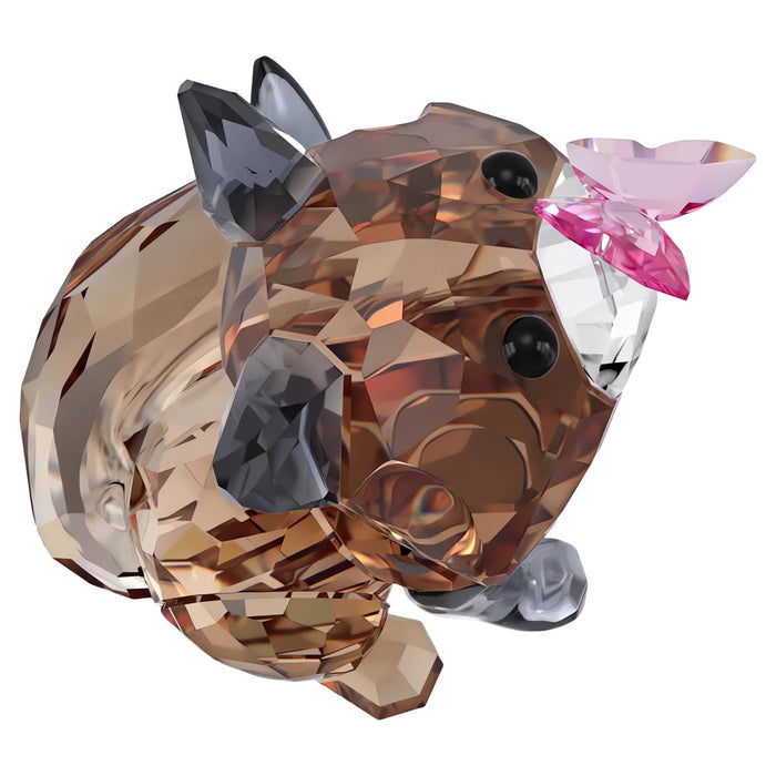 Swarovski Crystal Idyllia Fox and Butterfly Figurine