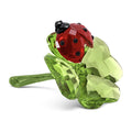 Swarovski Crystal Idyllia Ladybug and Clover Figurine