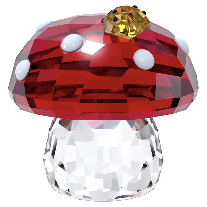 Swarovski Crystal Idyllia Mushroom and Ladybugs Figurine