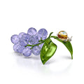 Swarovski Crystal Idyllia Snail and Blueberries Figurine