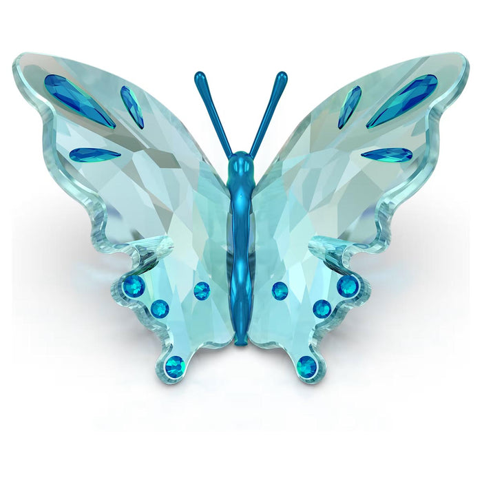 Swarovski Crystal Idyllia Turquoise Butterfly Figurine
