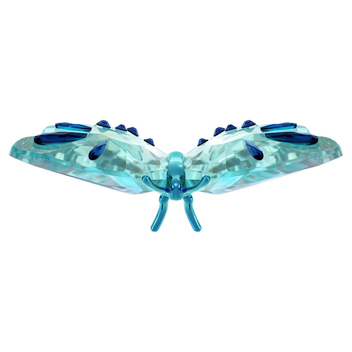 Swarovski Crystal Idyllia Turquoise Butterfly Figurine
