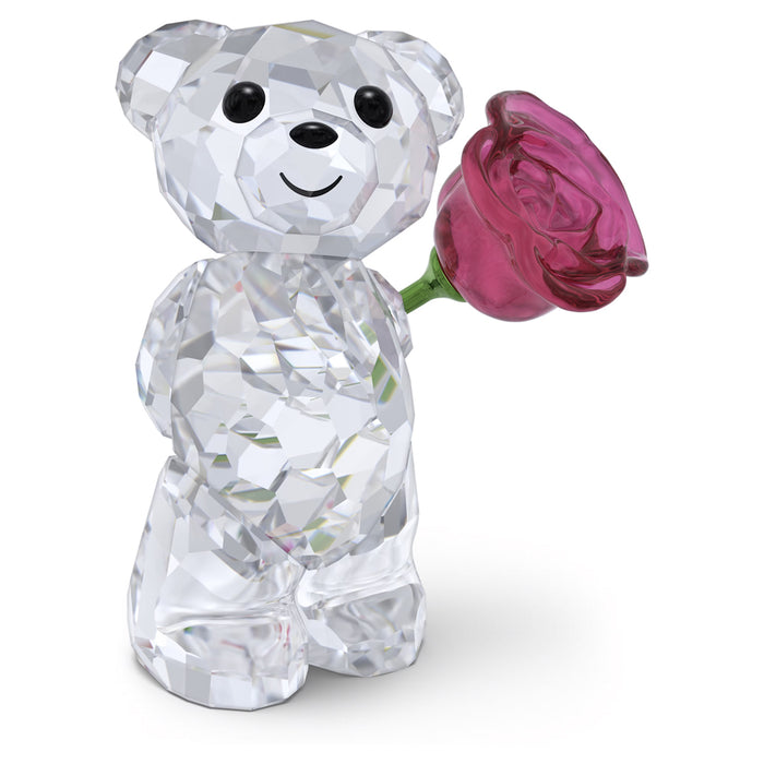 Swarovski Crystal Kris Bear A Rose With Love Figurine
