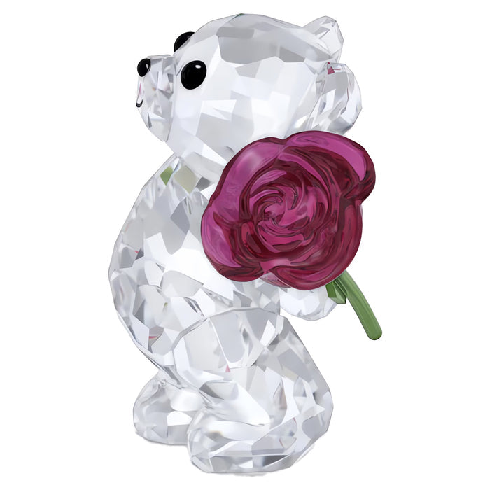 Swarovski Crystal Kris Bear A Rose With Love Figurine