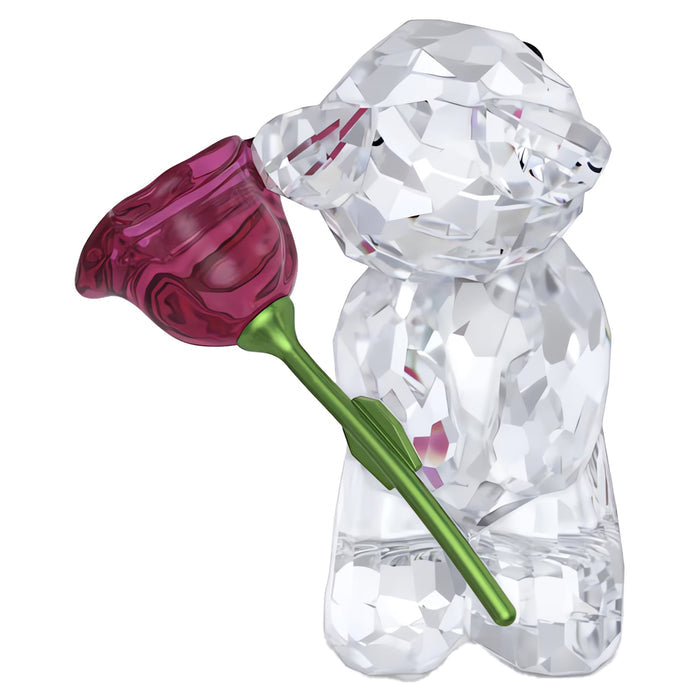 Swarovski Crystal Kris Bear A Rose With Love Figurine