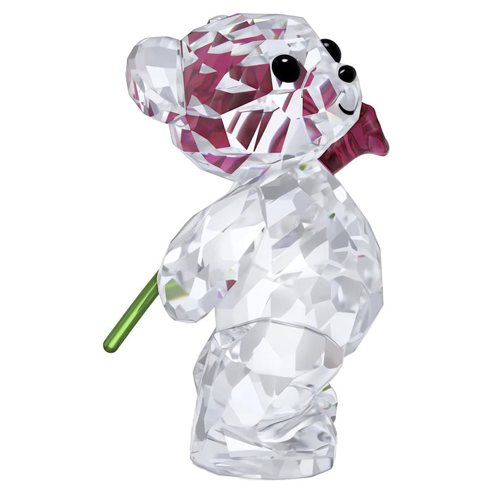 Swarovski Crystal Kris Bear A Rose With Love Figurine