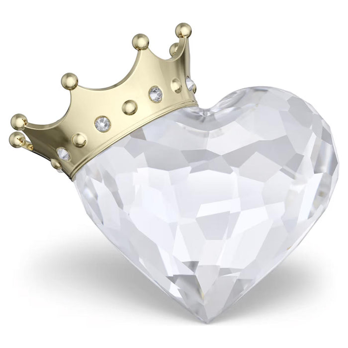 Swarovski Crystal Symbolica Heart With Crown Figurine