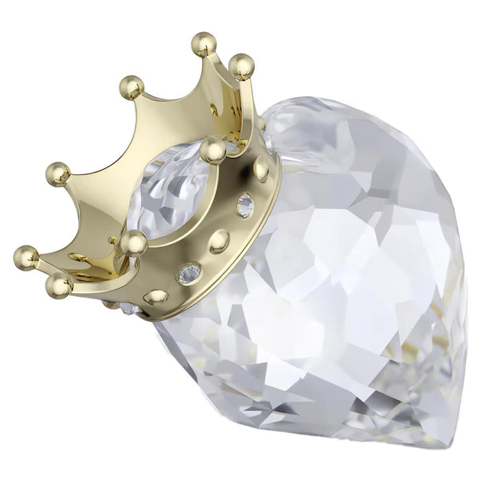 Swarovski Crystal Symbolica Heart With Crown Figurine