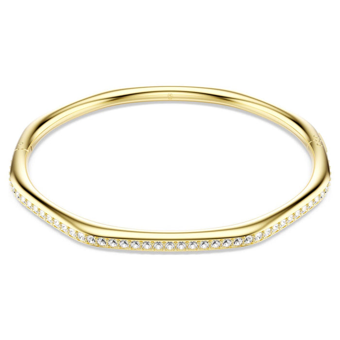 Swarovski Dextera Bangle Bracelet in Yellow Tone Plate