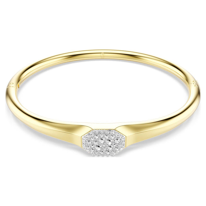 Swarovski Dextera Bangle Bracelet in Yellow Tone Plate