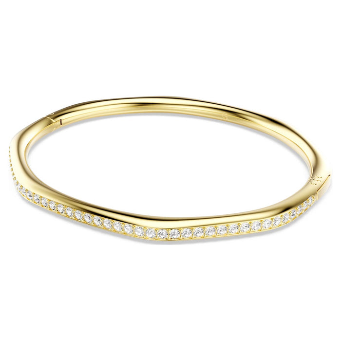 Swarovski Dextera Bangle Bracelet in Yellow Tone Plate